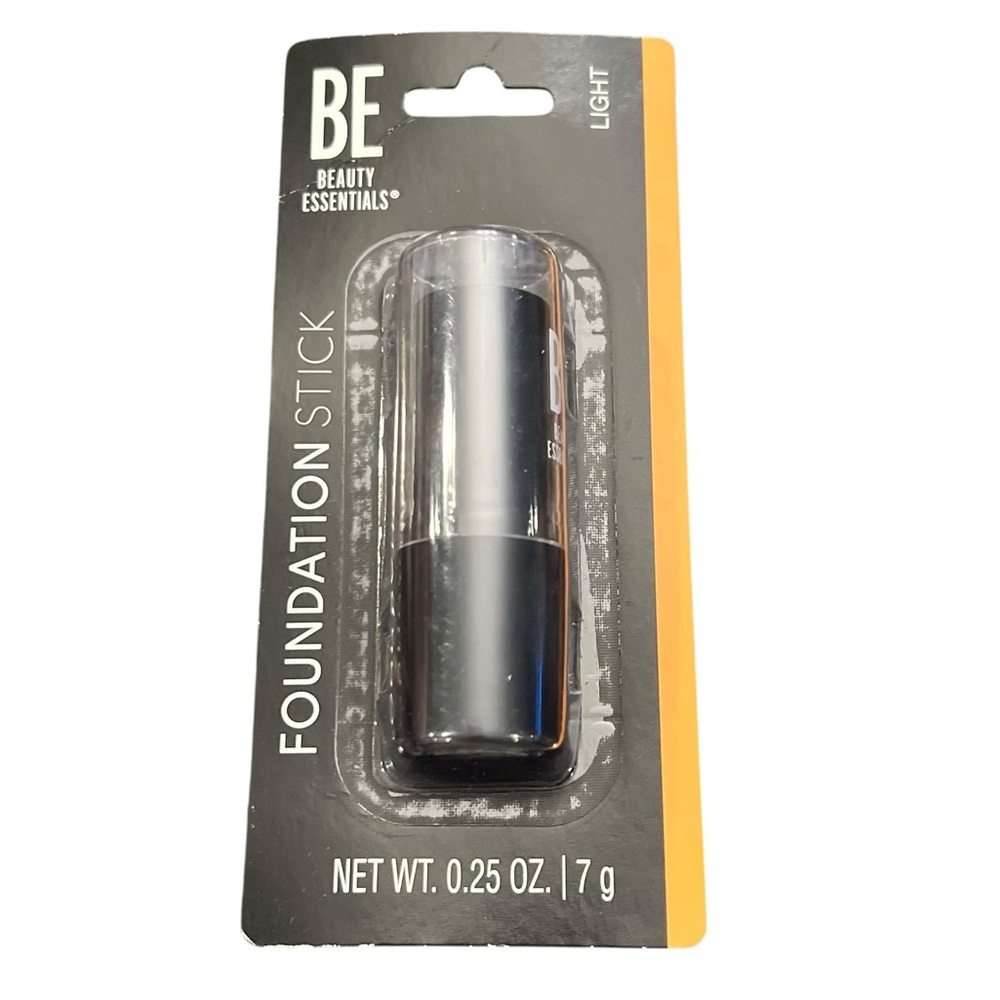 BE Beauty Essentials Foundation Stick‎ LIGHT NEW Buildable Coverage Swipe & Set